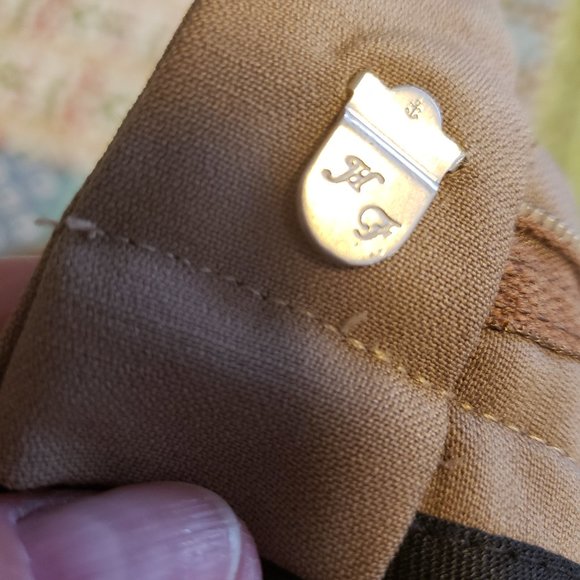 ASPEN LEAF -TAN FRONT PLEATED SLACKS- 26" WAIST ( SIZE 8 ) EXCELLENT CONDITION - Picture 8 of 10